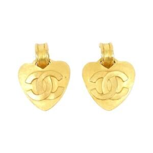 CHANEL Authentic Gold Earrings